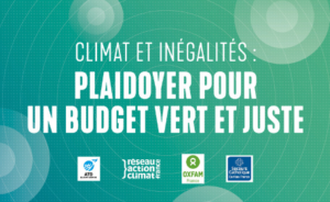 Budget : une double évaluation pour concilier transition écologique et justice sociale
