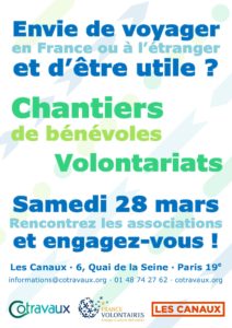 Journée d’information Chantiers de bénévoles et Volontariats