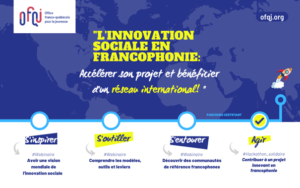 Nouveau parcours sur l’innovation sociale en francophonie : développer son projet et bénéficier d’un réseau international